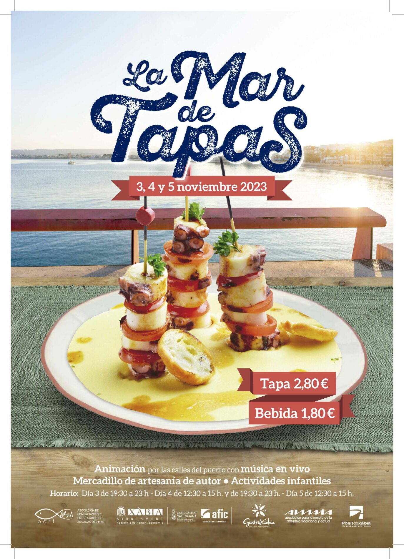 Ruta gastronómica en la Mar de Tapas.